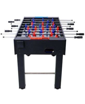 MDF Foosball Table with Steel Rods,  Modern Foosball Table with Non-Slip Handles for Adults, Indoor Soccer Game Table