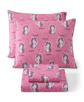 Printed Kids Bed Sheets - Multi Piece - Patterned Bed Sheet Set - Wrinkle Resistant & Ultra Soft - For Mattresses up to 15 Inches Deep