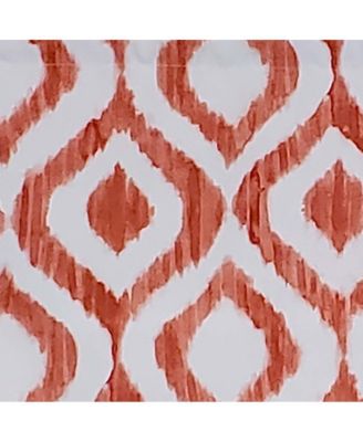 Zamya Regal Window Treatment Premium Quality Valance 3" Rod Pocket 50" x 17" Tangerine