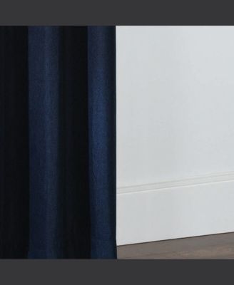 Cambridge Room Darkening Textured Fabric Reduce Light Grommet Curtain Panel 52" x 95"