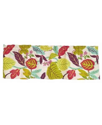 100% Cotton High Quality Antonia Tailored Window Valance with 1.5" Rod Pocket 50" W X 12" L Spring