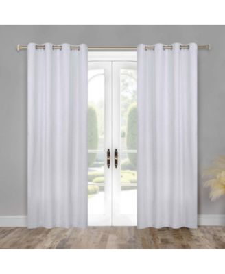 Nyan Textured 100% Blackout 2 Curtain Panels