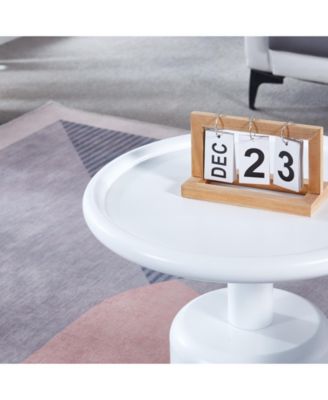 MDF 2 Piece Round Set for Living Room and Bedroom Coffee Table Set