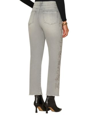Petite Slim Straight-Leg Jeans