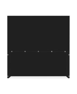 Lift-Top Coffee Table w/ Drawers Glass Top & LED