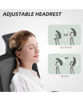 Ergonomic Office Chair, Mesh Desk Chair with Lumbar Support,