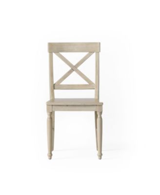 Streamdale Acacia Wood Dining Chairs, 2-Pcs Set