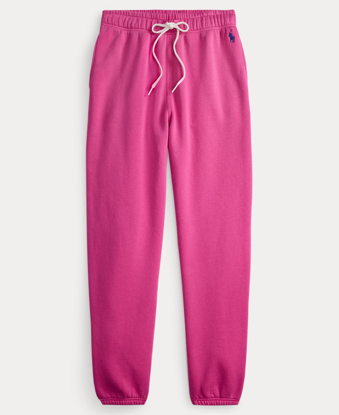 Женские брюки Polo Ralph Lauren Fleece Drawstring Sweatpants, цвет: Розовый — фото 2
