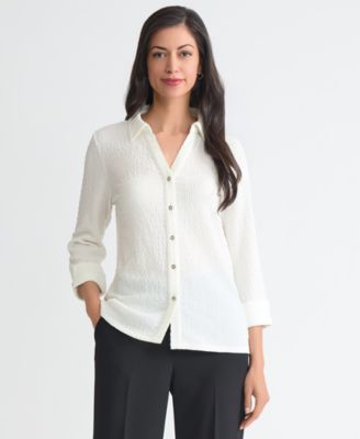 Women's, 3/4 Sleeve Button-Front Shirt