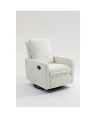 Short Plush Manual Button Armchair Sofa