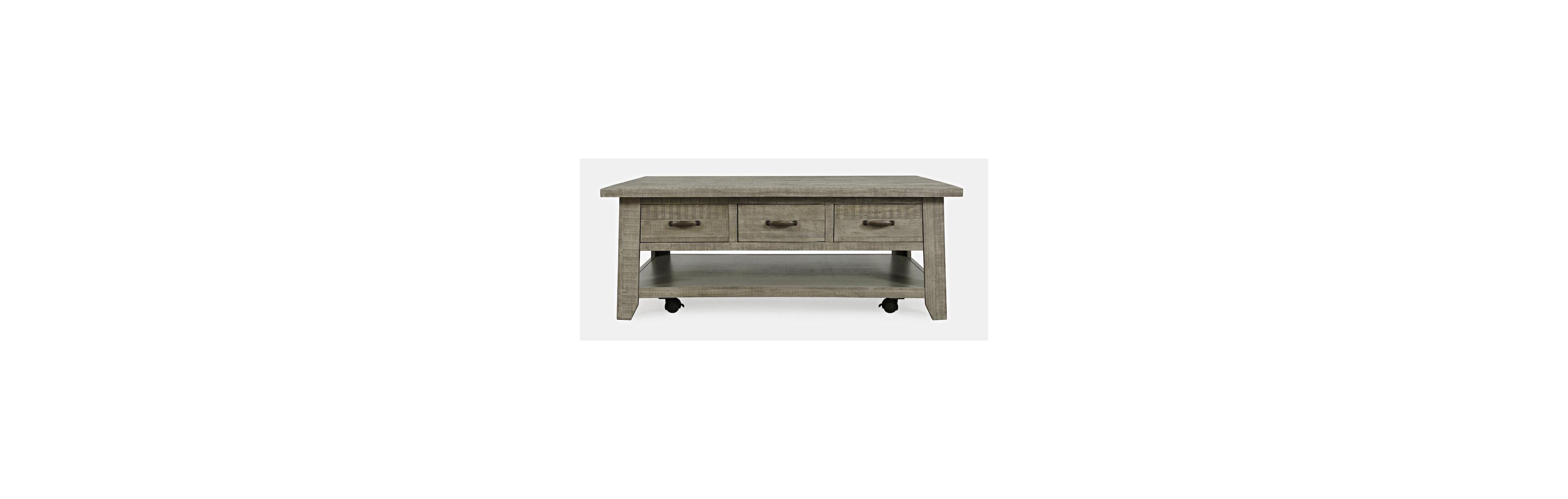 Jofran Rustic Farmhouse Solid Wood 50" Coffee Table