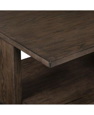 Harrison Cocktail Table for Living Room - Espresso Brown Oak