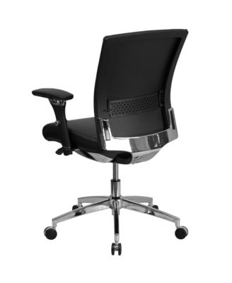24/7 300 lb. Rated Seat Slider Ergonomic Office Chair with Adjustable Lumbar