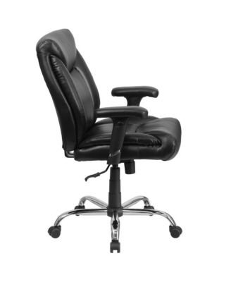 400 lb. Big & Tall Mid-Back Deep Tufted Ergonomic Task Office Chair & Arms