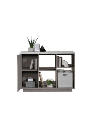 Modern Gray Storage Solution with 2 Adjustable Shelves for Living Room Guest Room and Entryway