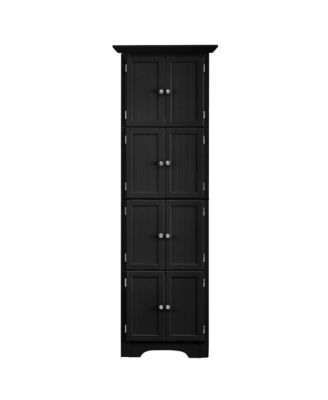 72 Inch Corner Cabinet with Shelves
