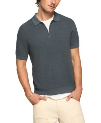 Men's Quarter-Zip Polo Sweater