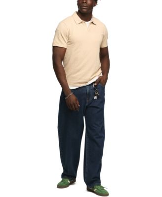 Men's Jacquard Short-Sleeve Polo