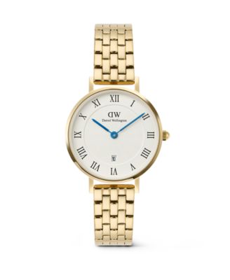 Women's Date Gold-Tone Stainless Steel Watch, 28mm