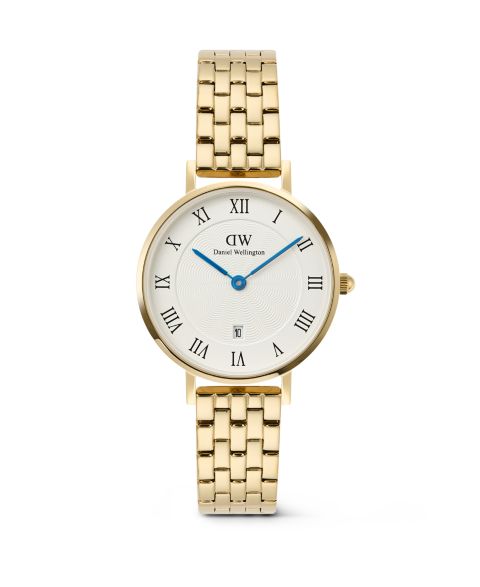 Женские часы Daniel Wellington Date Gold-Tone Stainless Steel, 28mm