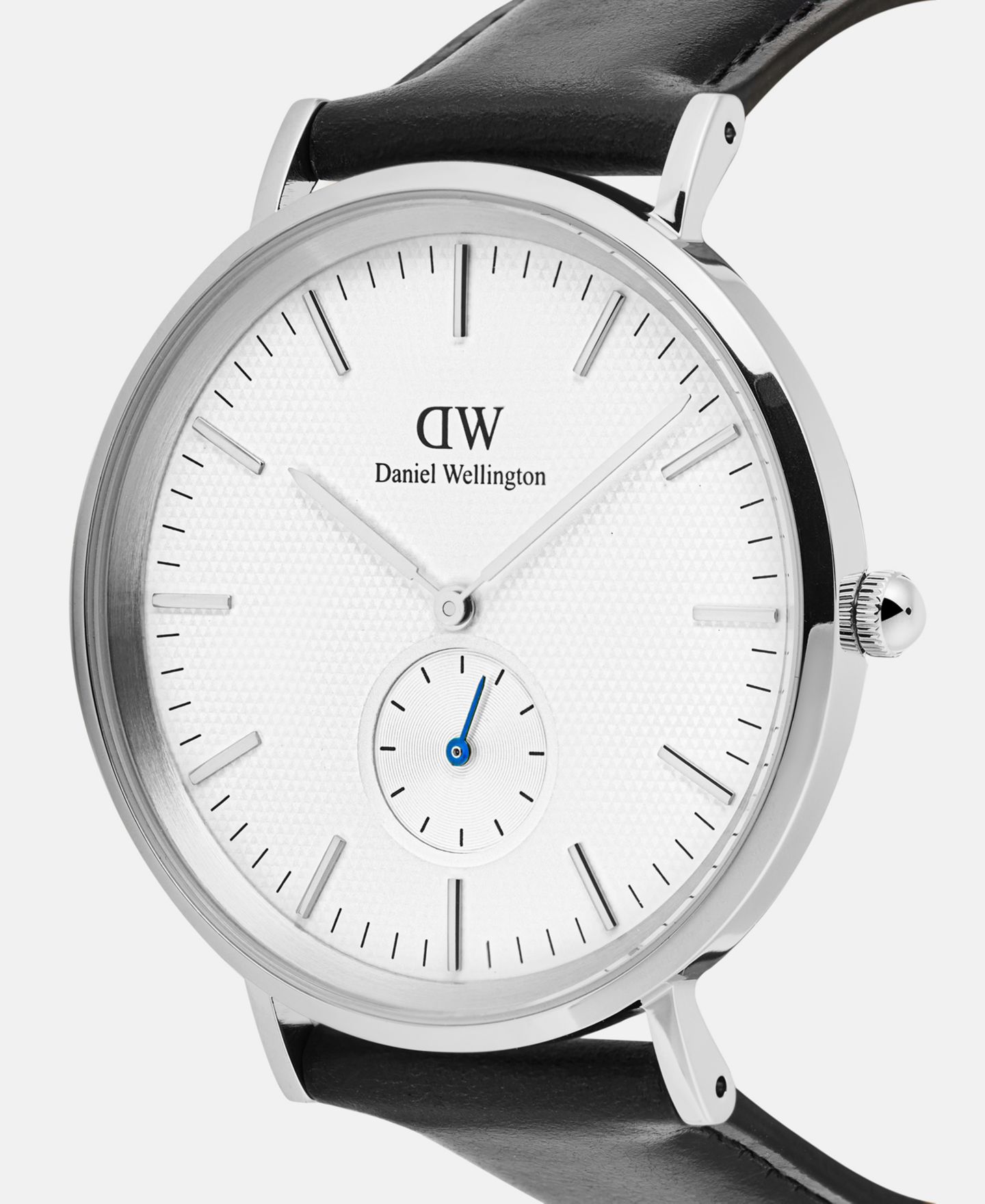 Мужские часы Daniel Wellington Analog Black Leather, 40mm — фото 3