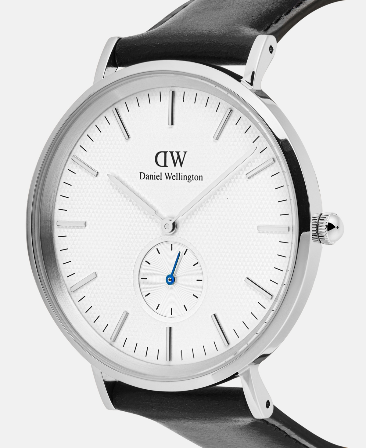 Daniel Wellington Men's Analog Black Leather Watch