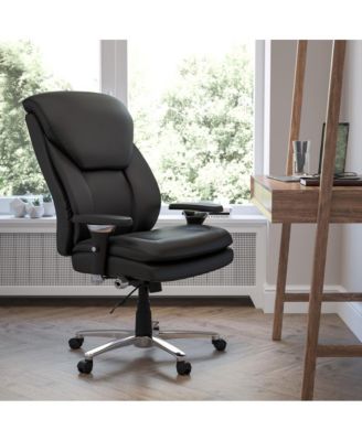24/7 400 lb. Big & Tall High Back Swivel Ergonomic Office Chair with Lumbar Knob