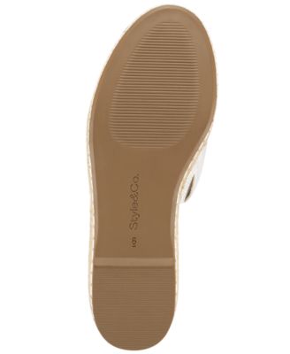 Women's Hayess Wedge Cushioned Sandals, Exclusively at Macy's
