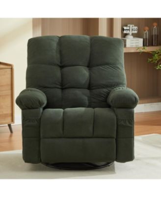 Streamdale Massage Swivel Recliner Chair w/Vibration & Heat, 350LBS Capacity, USB Port