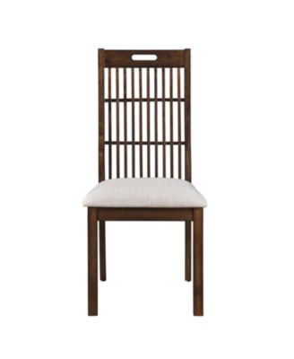 Streamdale 2 Pieces Set Dining Side Chair Rustic Modern Farmhouse Design Retro Design Easy to Assembly