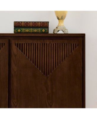 Mid Century Modern V-Shape Storage Cabinet