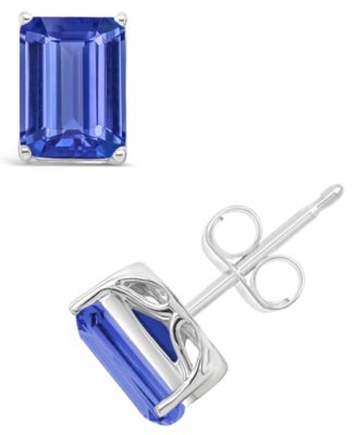 Tanzanite Stud Earrings (3-3/8 ct. t.w.) in 14k Yellow Gold (also in 14k White Gold)