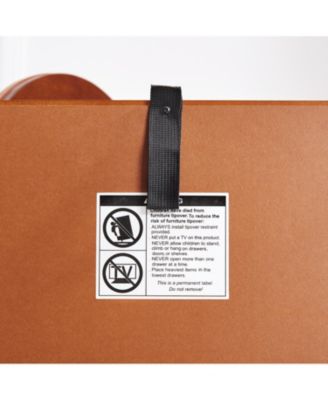 Streamdale Lighted Corner Curio Cabinet - Adjustable Shelves - OAK