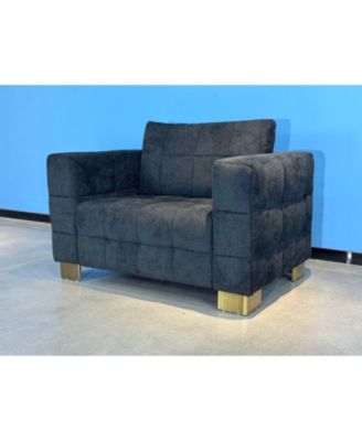 Plush Polyester Sofa: Soft, Spring Seat, Easy Clean