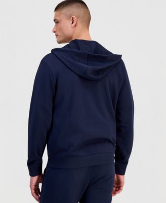 Men's Cotton Logo Full-Zip Hoodie
