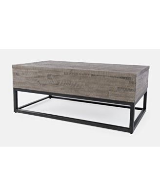 East Hampton Distressed Solid Wood Lift-Top Coffee Table