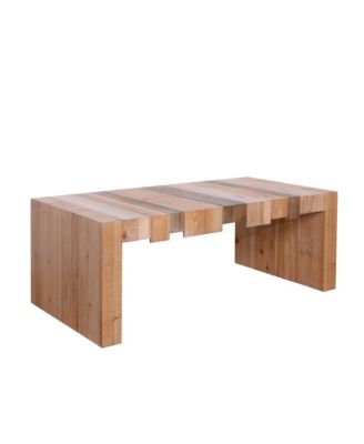 48.2" Rectangular Center Table for Living Room – perfect for farmhouse, industrial, and minimalist