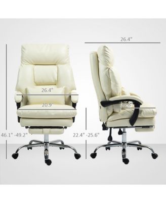 Overstuffed Office Chair, Reclining Computer Chair,