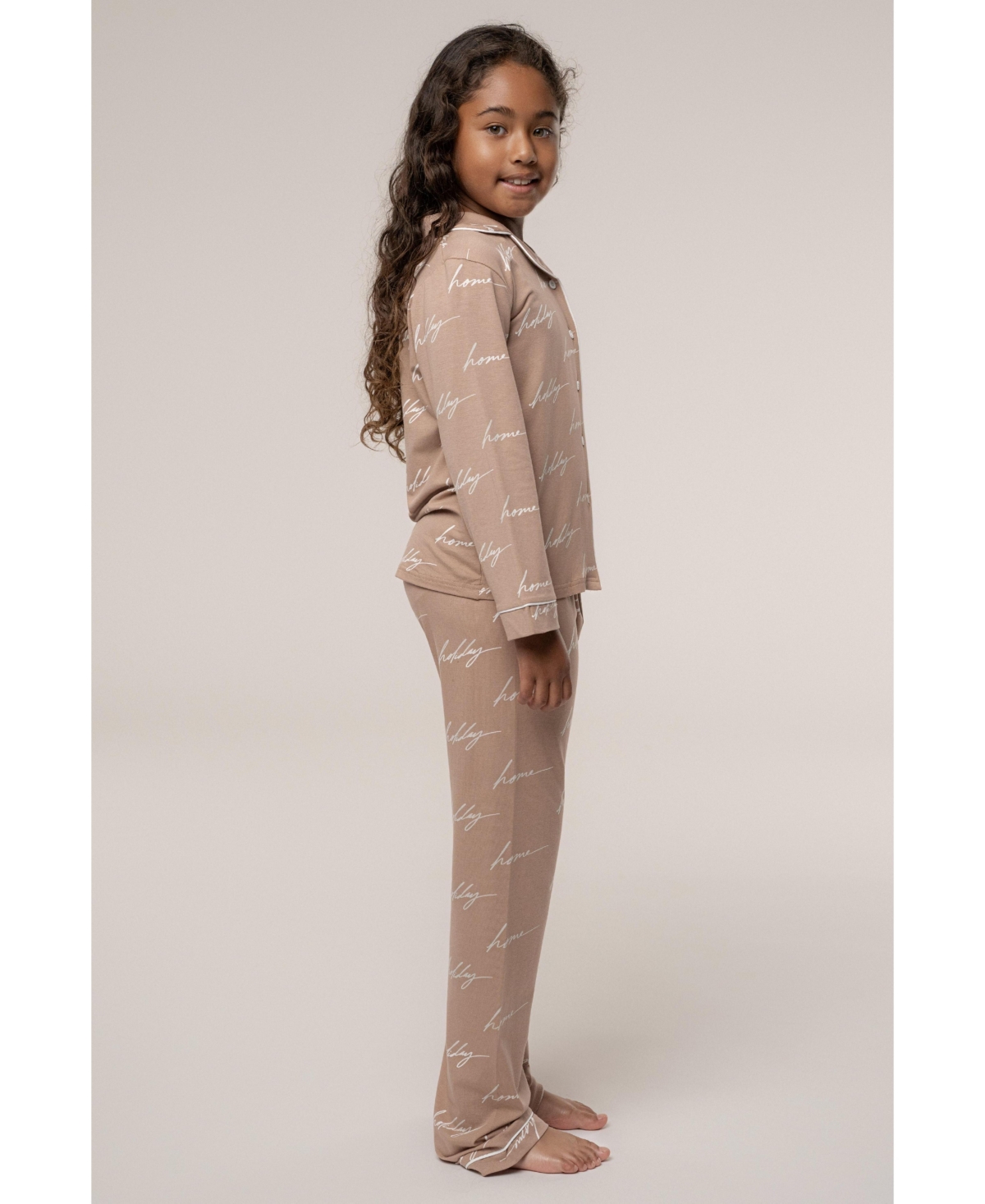 Jluxlabel Kids Home For The Holidays Pajama Set