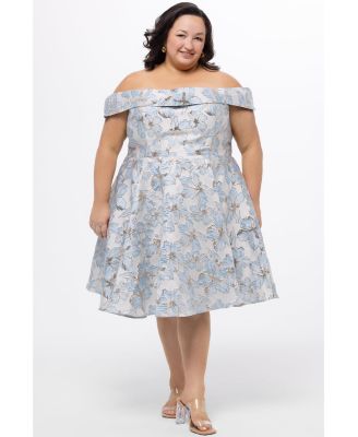 sachin and babi light blue dress Vintage Cocktail Dresses – BABEYOND main image 0