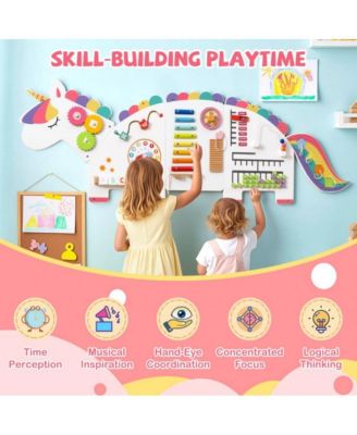 11 in 1 Dinosaur Busy Board Wall Activity Panels