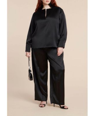 Women's Deconstructed Neckline Blouse