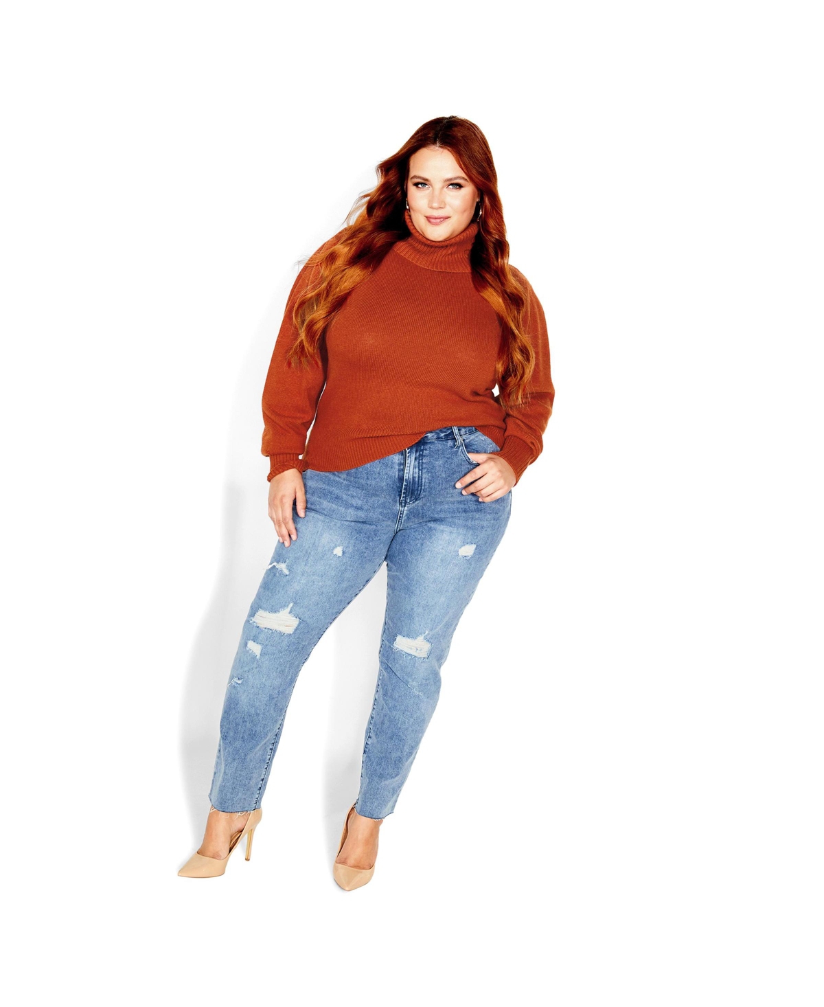 City Chic Plus Softly Sweet Sweater