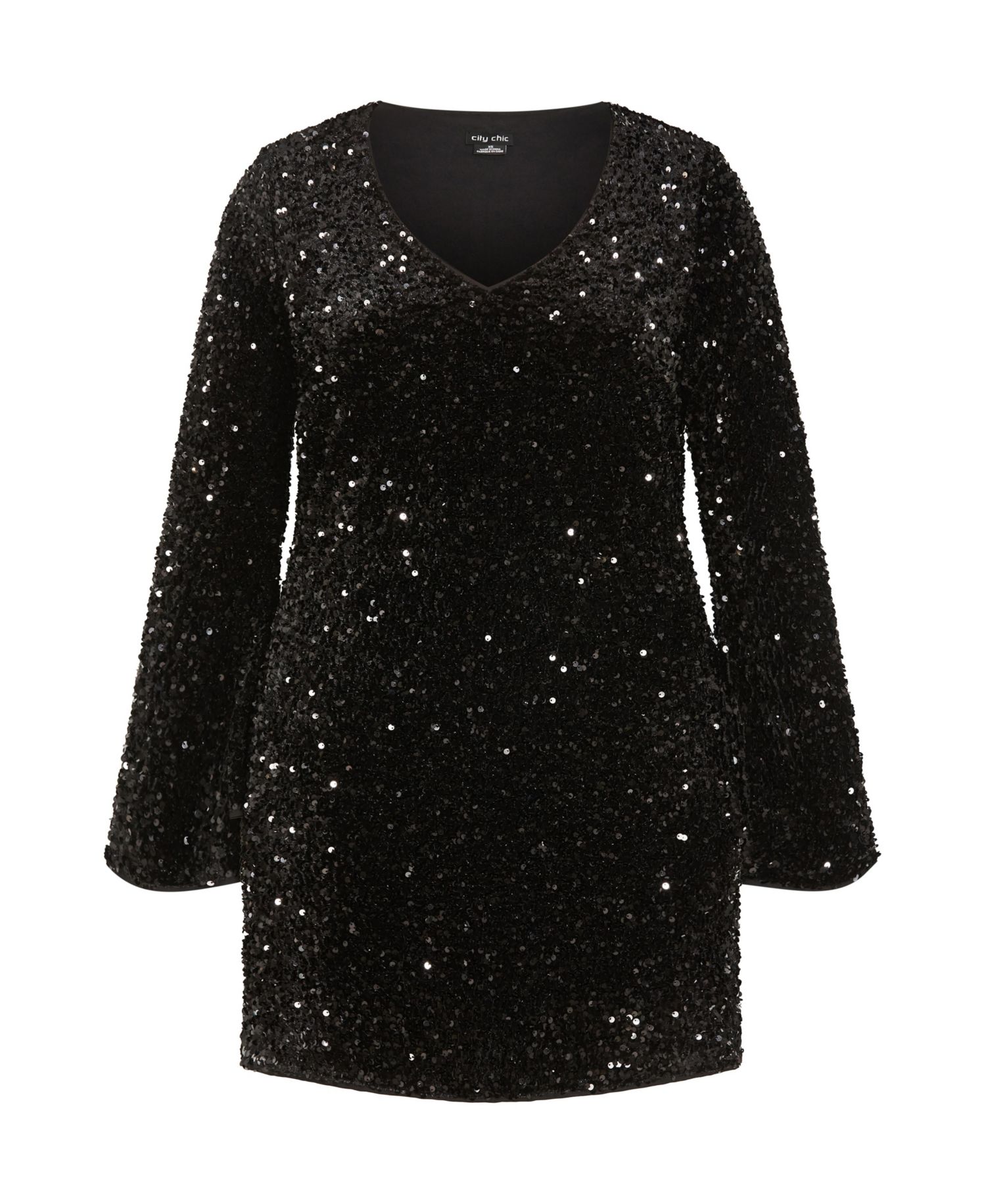 Plus Size Sequin Neptune Dress