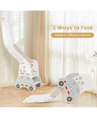 5 in 1 Convertible Toddler Slide and Art Easel Set