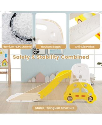 5 in 1 Convertible Toddler Slide and Art Easel Set