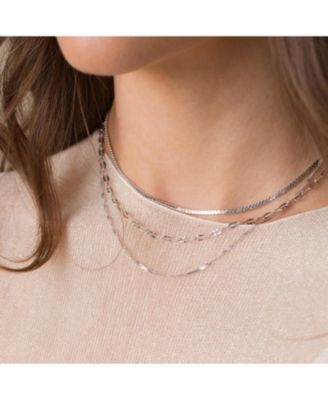 18K Gold Plated Sterling Silver Bestselling Modern Necklace Set Holiday Gift Idea