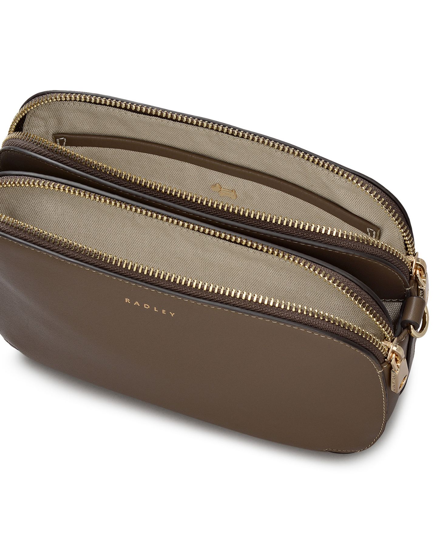Женская сумка Radley London Dukes Place Small Ziptop Crossbody, цвет: Кофейный — фото 3