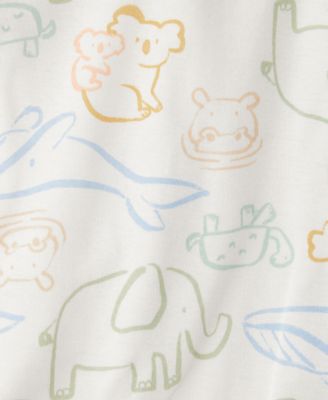 Baby Boys' Short-Sleeve Bodysuits and Pants, 3-Piece Set