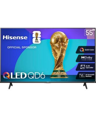 55" QD6 Series 4K QLED Smart Fire TV with Quantum Dot Color, Dolby Vision HDR & DTS Audio